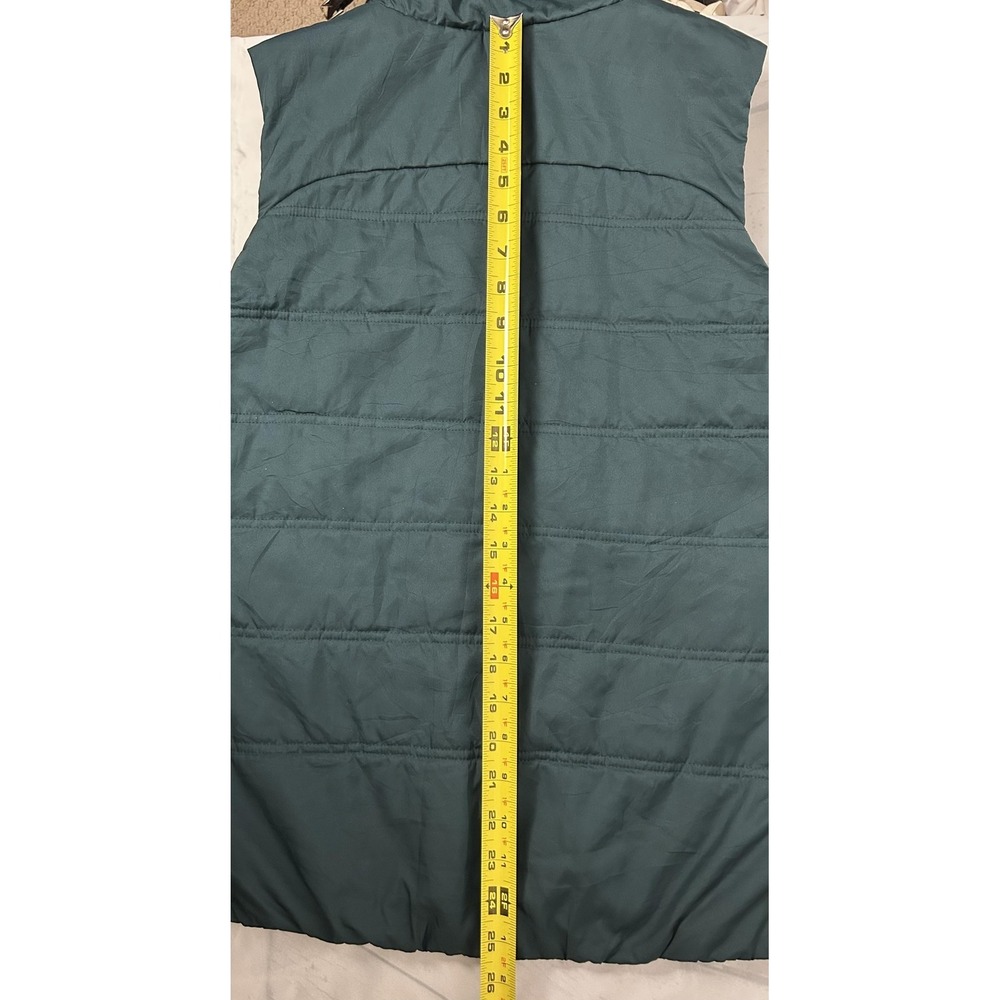 Nike Repel Vest Womens Large Dark Teal Quilted Puffer Full Zip Golf Athletic - Picture 8 of 8